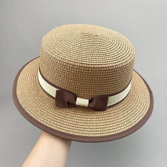 Straw French sun hat