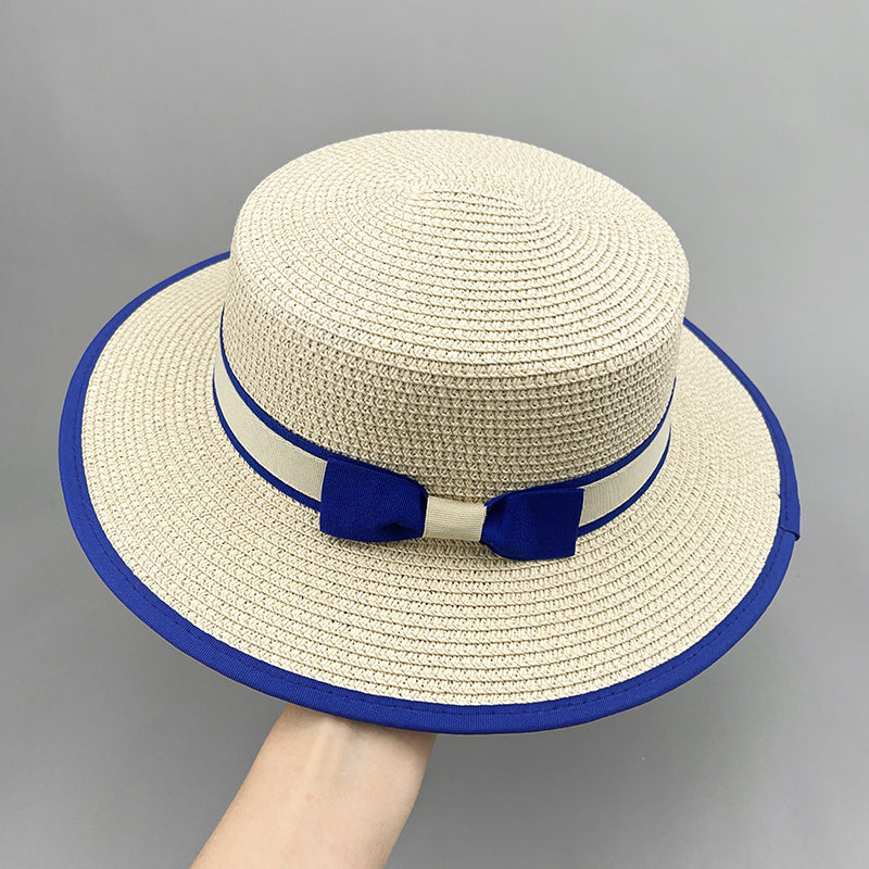 Straw French sun hat